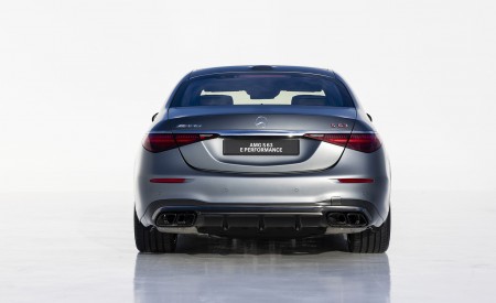 2023 Mercedes-AMG S 63 E PERFORMANCE (Color: MANUFAKTUR Selenite Grey Magno) Rear Wallpapers 450x275 (82)