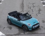 2023 Mini Cooper S Convertible Seaside Edition (Color: Caribbean Aqua) Front Three-Quarter Wallpapers 150x120