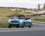 2023 Mini Cooper S Convertible Seaside Edition (Color: Caribbean Aqua) Front Three-Quarter Wallpapers 150x120