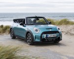 2023 Mini Cooper S Convertible Seaside Edition (Color: Caribbean Aqua) Front Three-Quarter Wallpapers 150x120