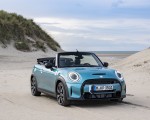 2023 Mini Cooper S Convertible Seaside Edition (Color: Caribbean Aqua) Front Three-Quarter Wallpapers 150x120