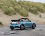 2023 Mini Cooper S Convertible Seaside Edition (Color: Caribbean Aqua) Rear Three-Quarter Wallpapers 150x120