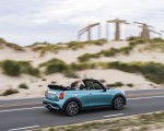 2023 Mini Cooper S Convertible Seaside Edition (Color: Caribbean Aqua) Rear Three-Quarter Wallpapers 150x120