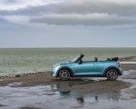 2023 Mini Cooper S Convertible Seaside Edition (Color: Caribbean Aqua) Side Wallpapers 150x120