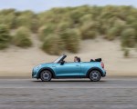 2023 Mini Cooper S Convertible Seaside Edition (Color: Caribbean Aqua) Side Wallpapers 150x120