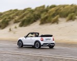 2023 Mini Cooper S Convertible Seaside Edition (Color: Nanuq White) Rear Three-Quarter Wallpapers 150x120