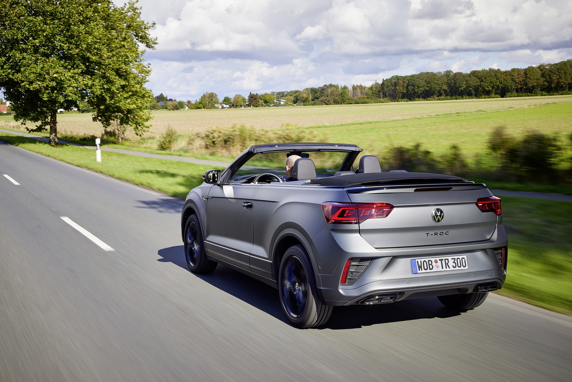 2023 Volkswagen T-Roc Cabriolet Edition Grey Rear Three-Quarter Wallpapers (2)