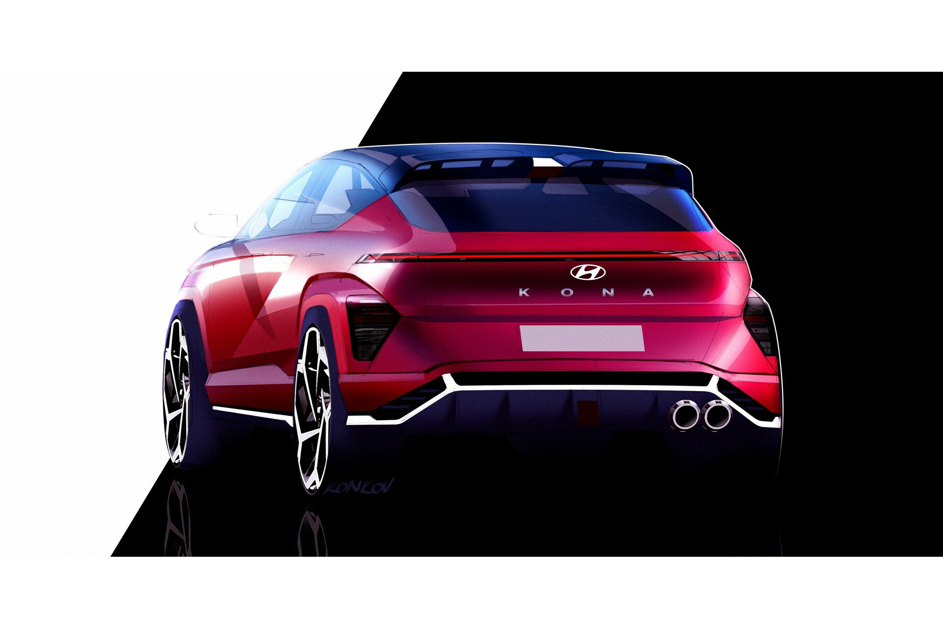 2024 Hyundai Kona Design Sketch Wallpapers (11)