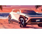 2024 Hyundai Kona Design Sketch Wallpapers 150x120 (8)