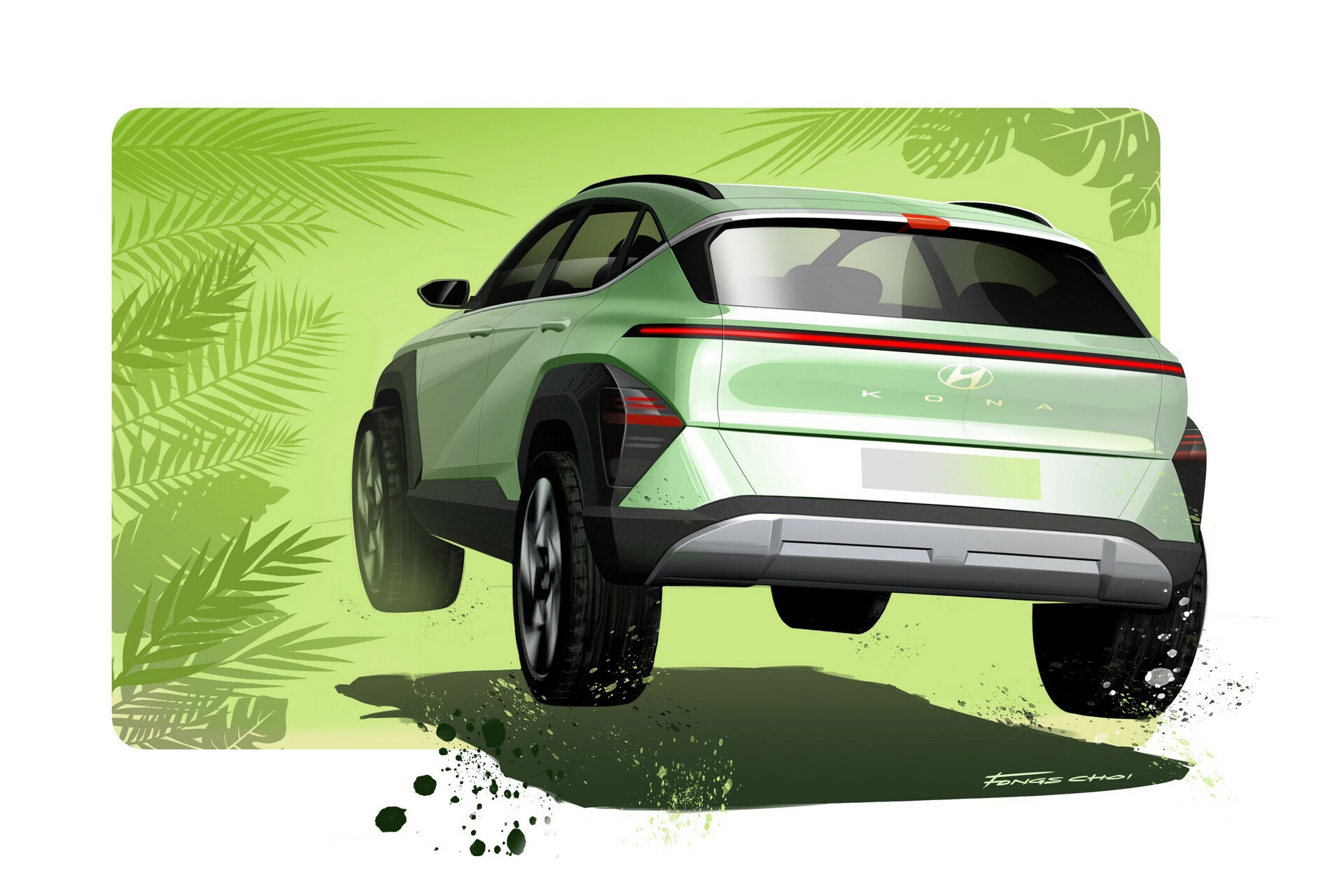 2024 Hyundai Kona Design Sketch Wallpapers (14)