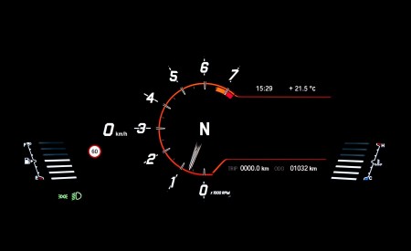 2026 Toyota GR Supra Lightweight EVO Digital Instrument Cluster Wallpaper 450x275 (57)