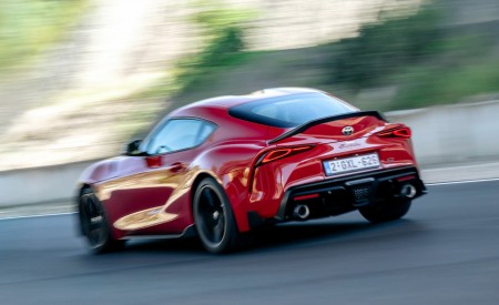 2026 Toyota GR Supra Lightweight EVO Rear Three-Quarter Wallpaper 450x275 (3)