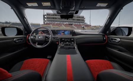 2026 Nissan Armada Nismo Interior Cockpit Wallpaper 450x275 (24)