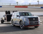 2026 Nissan Armada Nismo Towing a Nissan Z NISMO on a Trailer on a Racetrack HD Wallpaper 150x120 (11)