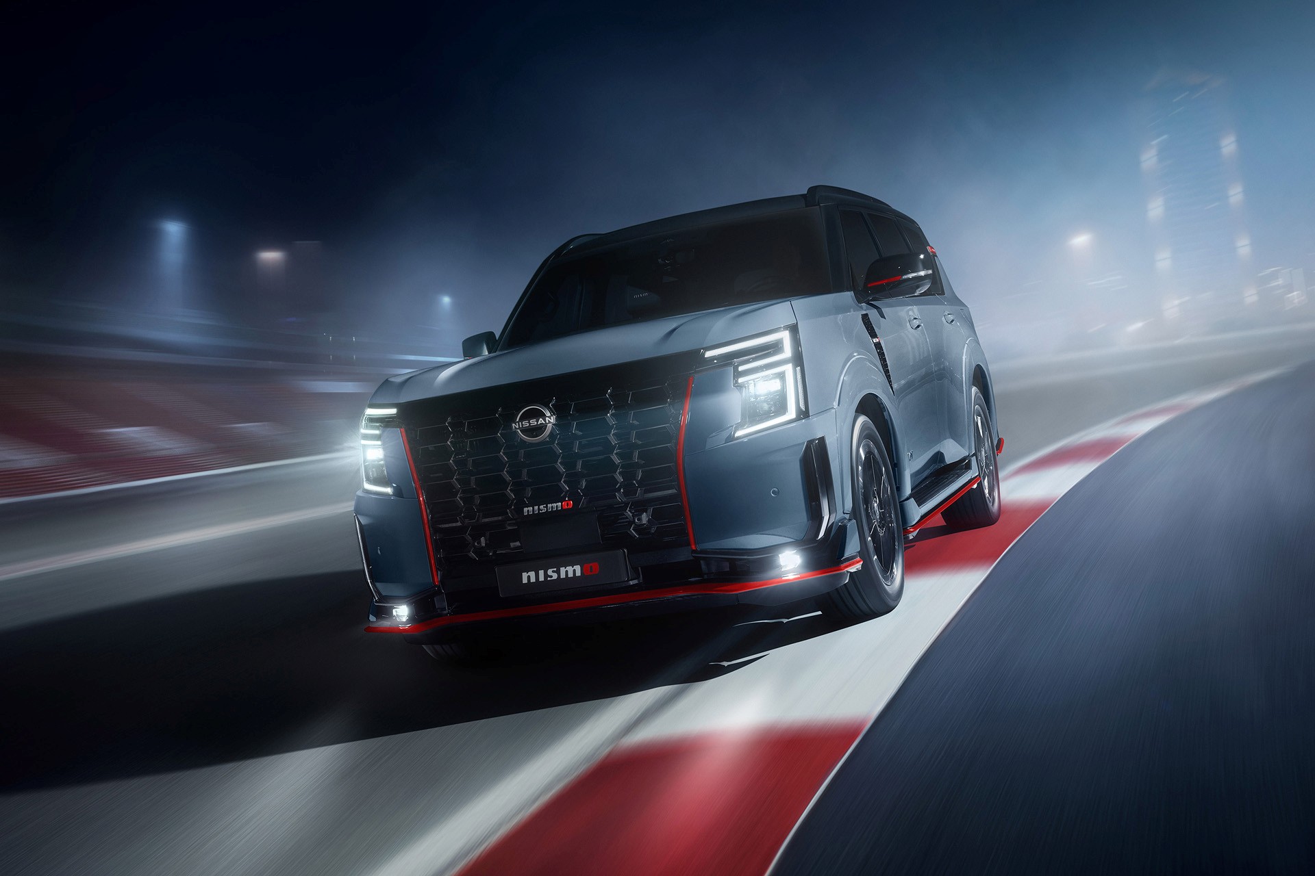 Download 2026 Nissan Patrol Nismo car wallpapers in HD and 4K for your desktop, phone or tablet.