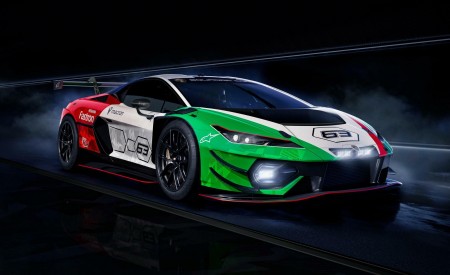 2026 Lamborghini Temerario GT3 Front Three-Quarter Wallpapers 450x275 (18)