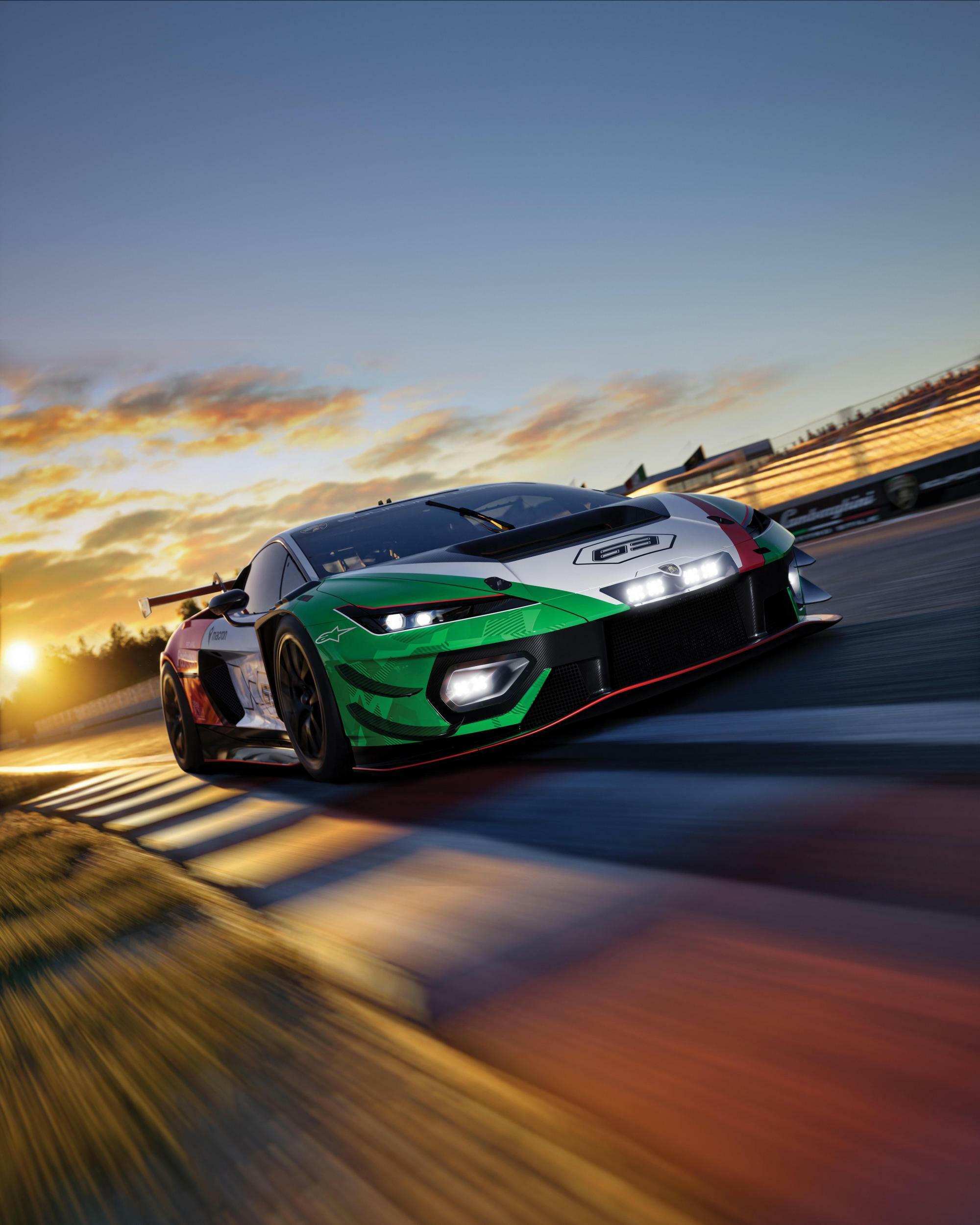 Download 2026 Lamborghini Temerario GT3 Front Three-Quarter Wallpapers (13)