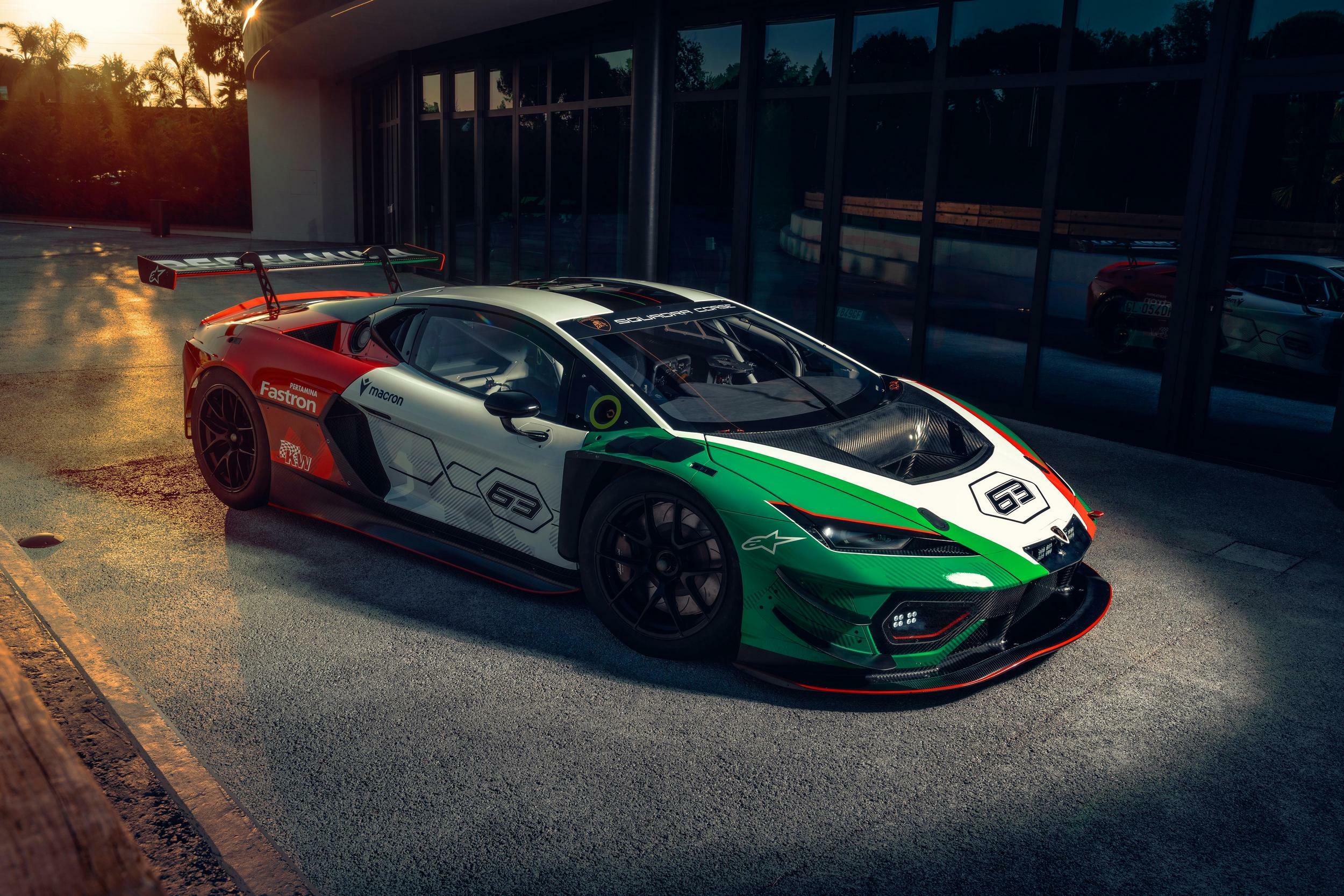 Download 2026 Lamborghini Temerario GT3 Front Three-Quarter Wallpapers (2)