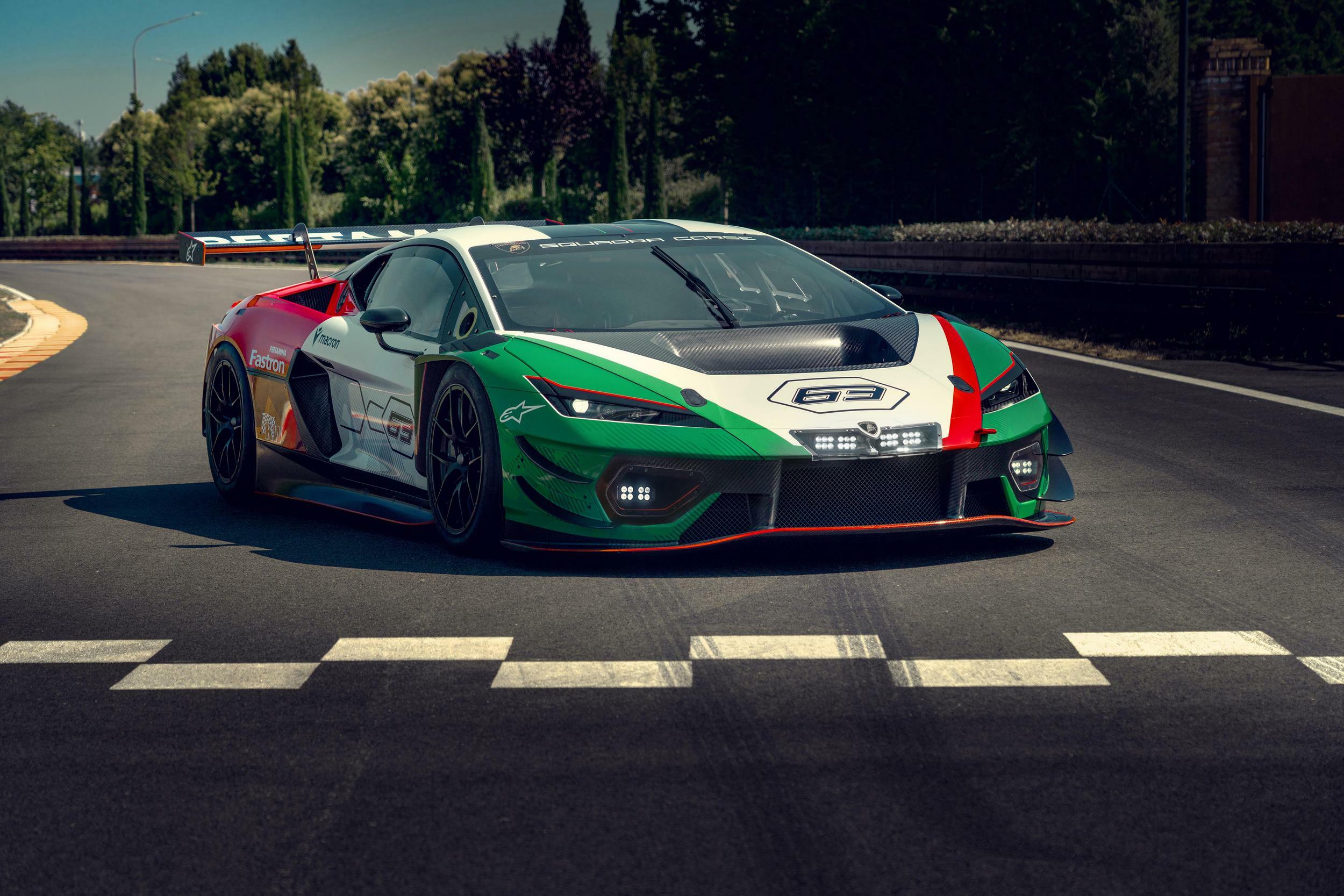 Download 2026 Lamborghini Temerario GT3 Front Wallpapers (3)