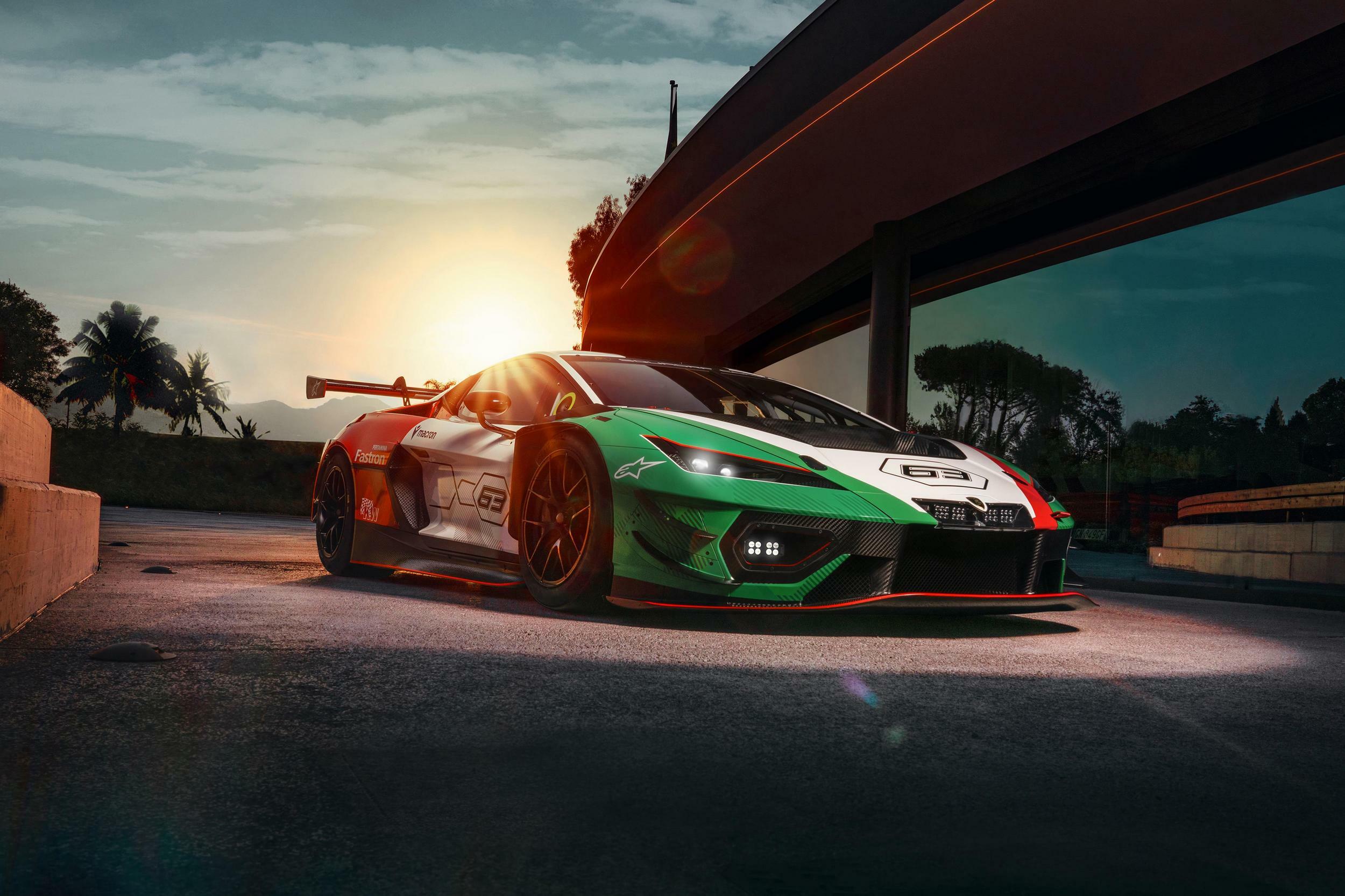 Download 2026 Lamborghini Temerario GT3 Front Wallpapers (1)