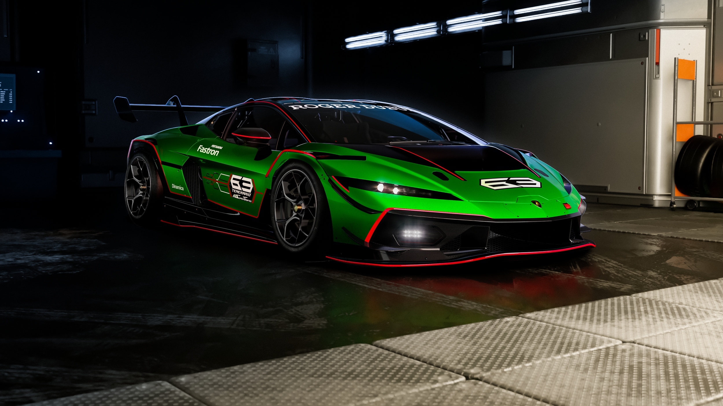2026 Lamborghini Temerario Super Trofeo Front Three-Quarter Wallpapers (6)