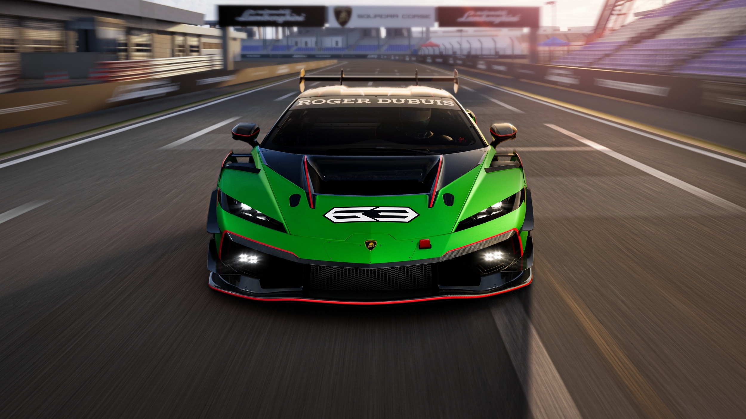 2026 Lamborghini Temerario Super Trofeo Front Wallpapers (2)