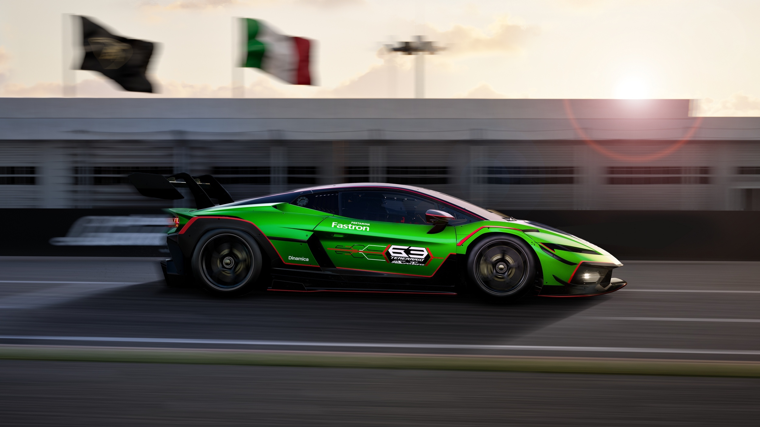 2026 Lamborghini Temerario Super Trofeo Side Wallpapers (4)