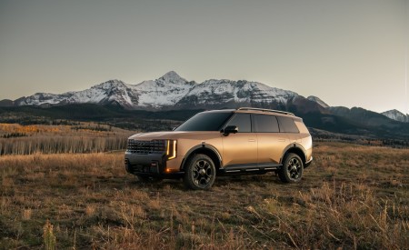 2027 Kia Telluride X-Pro Front Three-Quarter Wallpaper 450x275 (4)