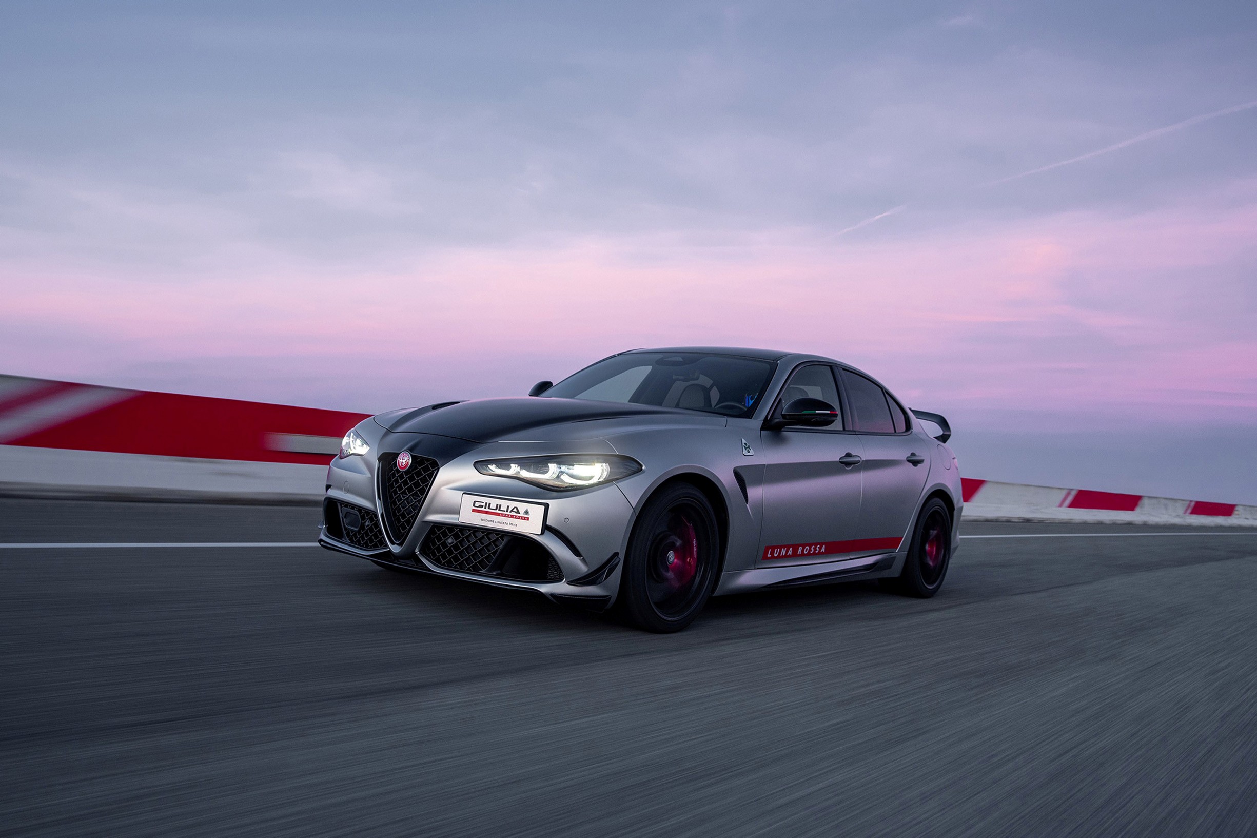 Download free 2026 Alfa Romeo Giulia Quadrifoglio Luna Rossa wallpapers in HD and 4K for your desktop, phone or tablet