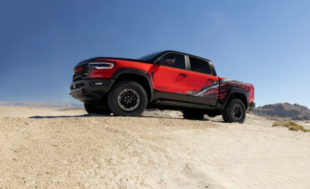 2027 Ram 1500 SRT TRX Bloodshot Night Edition Side Wallpaper 450x275 (5)