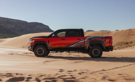 2027 Ram 1500 SRT TRX Bloodshot Night Edition Side Wallpaper 450x275 (6)