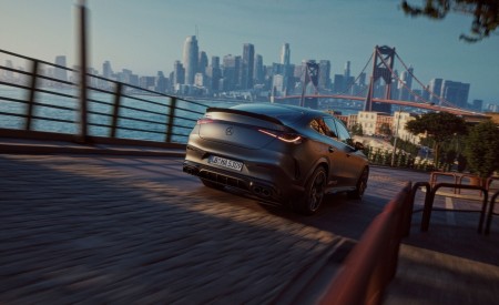 2027 Mercedes-AMG GLC 53 4Matic+ Coupe Rear Three-Quarter Wallpaper 450x275 (7)