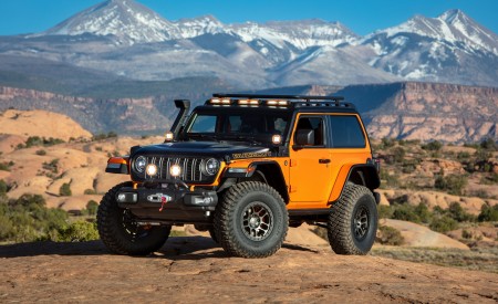 2026 Jeep Wrangler Buzzcut Concept Front Three-Quarter Wallpaper 450x275 (3)