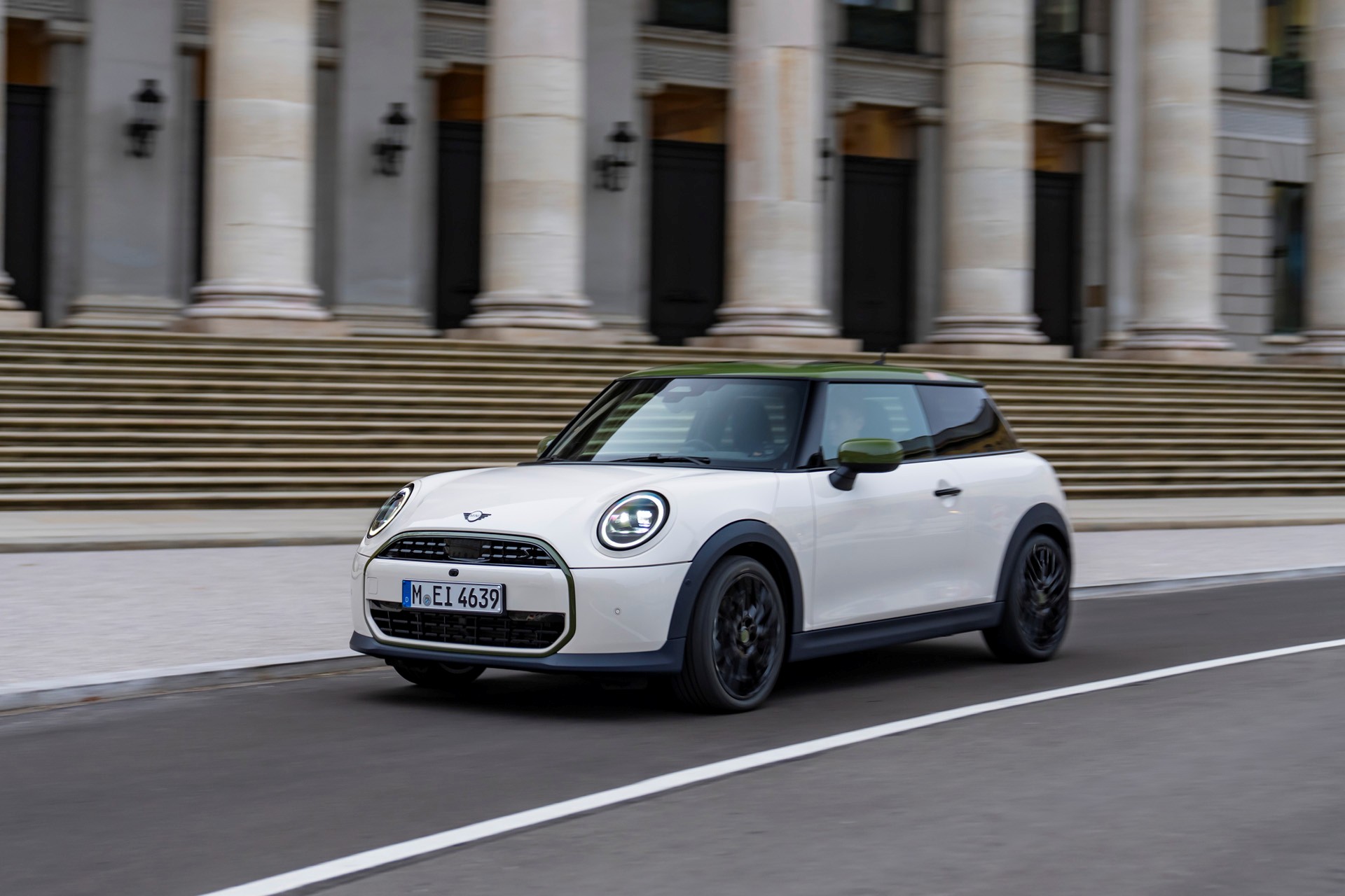 Download 2026 MINI Cooper S 3-Door Paul Smith Edition car wallpapers in HD and 4K for your desktop, phone or tablet.