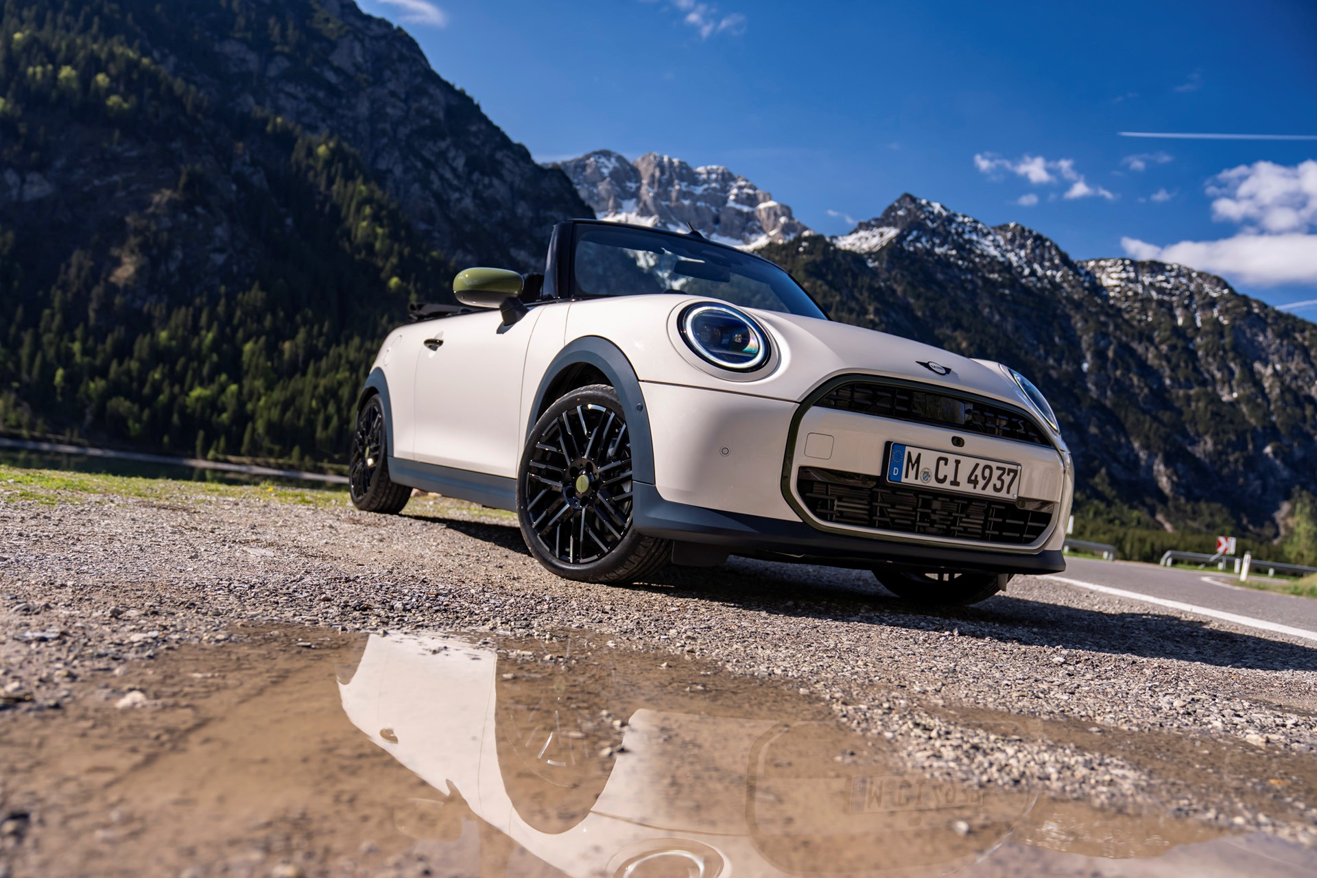 Download 2026 MINI Cooper S Convertible Paul Smith Edition car wallpapers in HD and 4K for your desktop, phone or tablet.