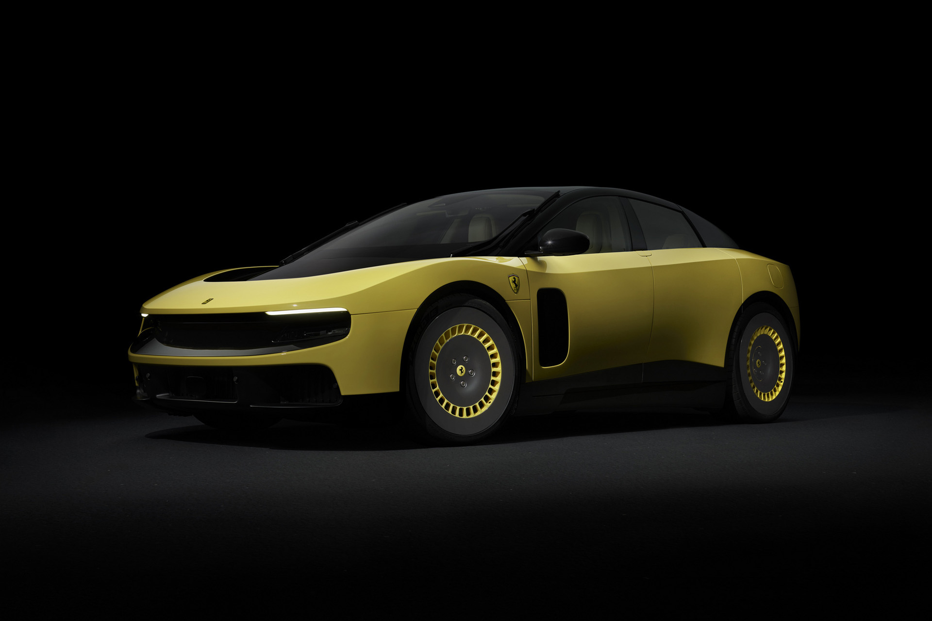 Download 2027 Ferrari Luce Front Three-Quarter Wallpapers (8)