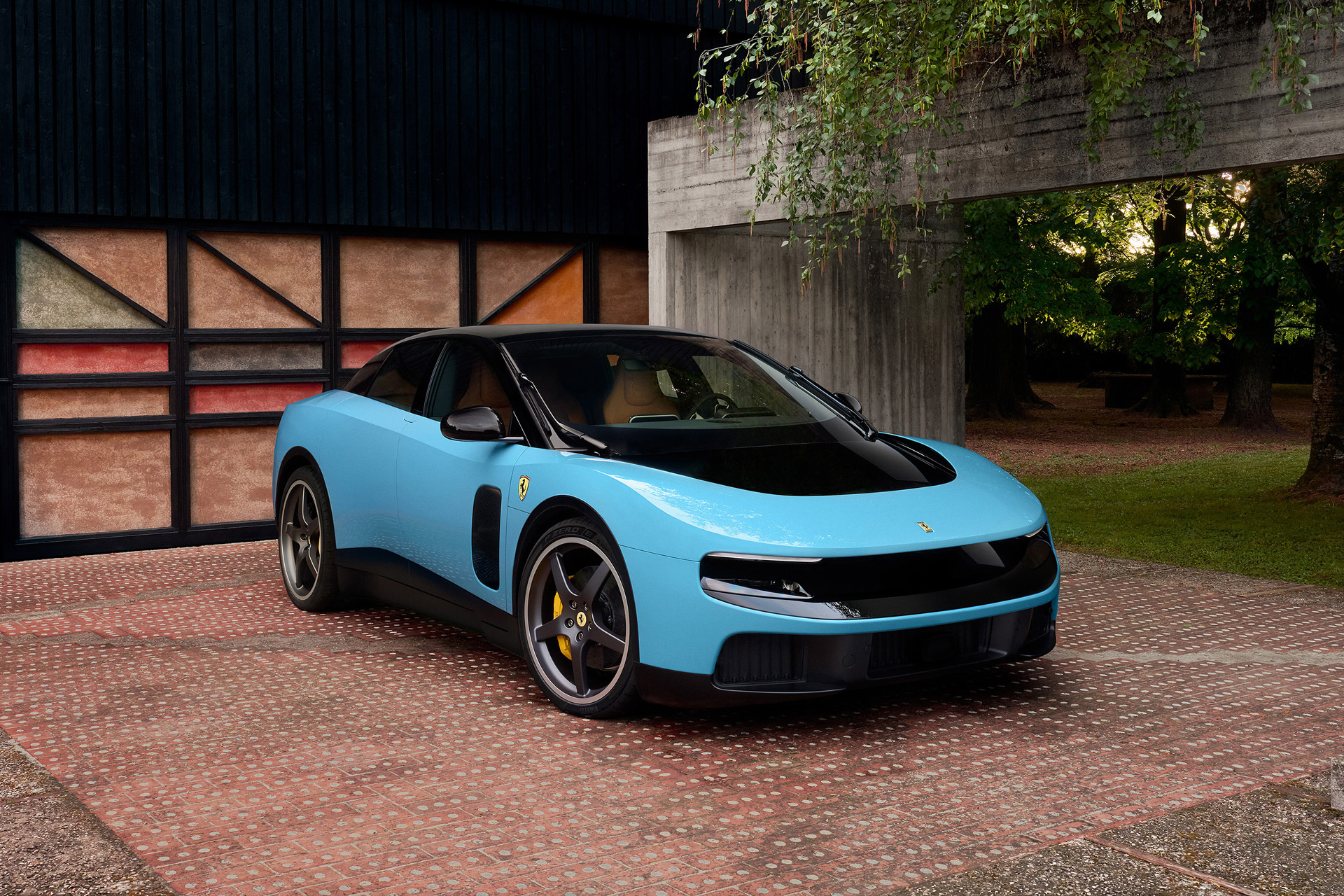 Download 2027 Ferrari Luce Front Wallpapers (1)