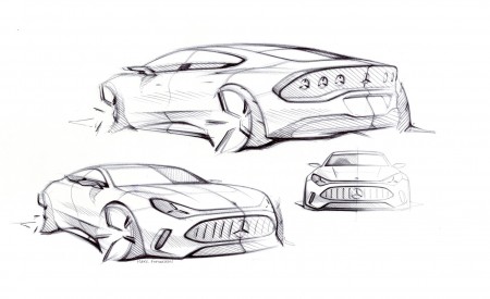 2027 Mercedes-AMG GT 4-Door Coupe Design Sketch Wallpapers 450x275 (52)