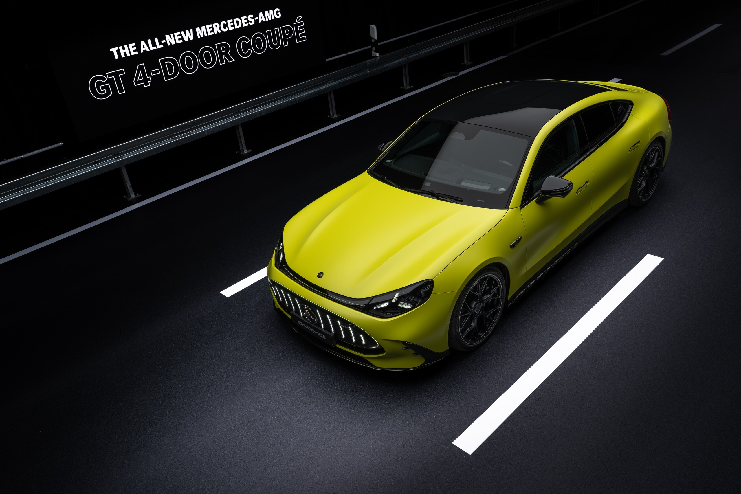 Download 2027 Mercedes-AMG GT 4-Door Coupe Front Three-Quarter Wallpapers (11)