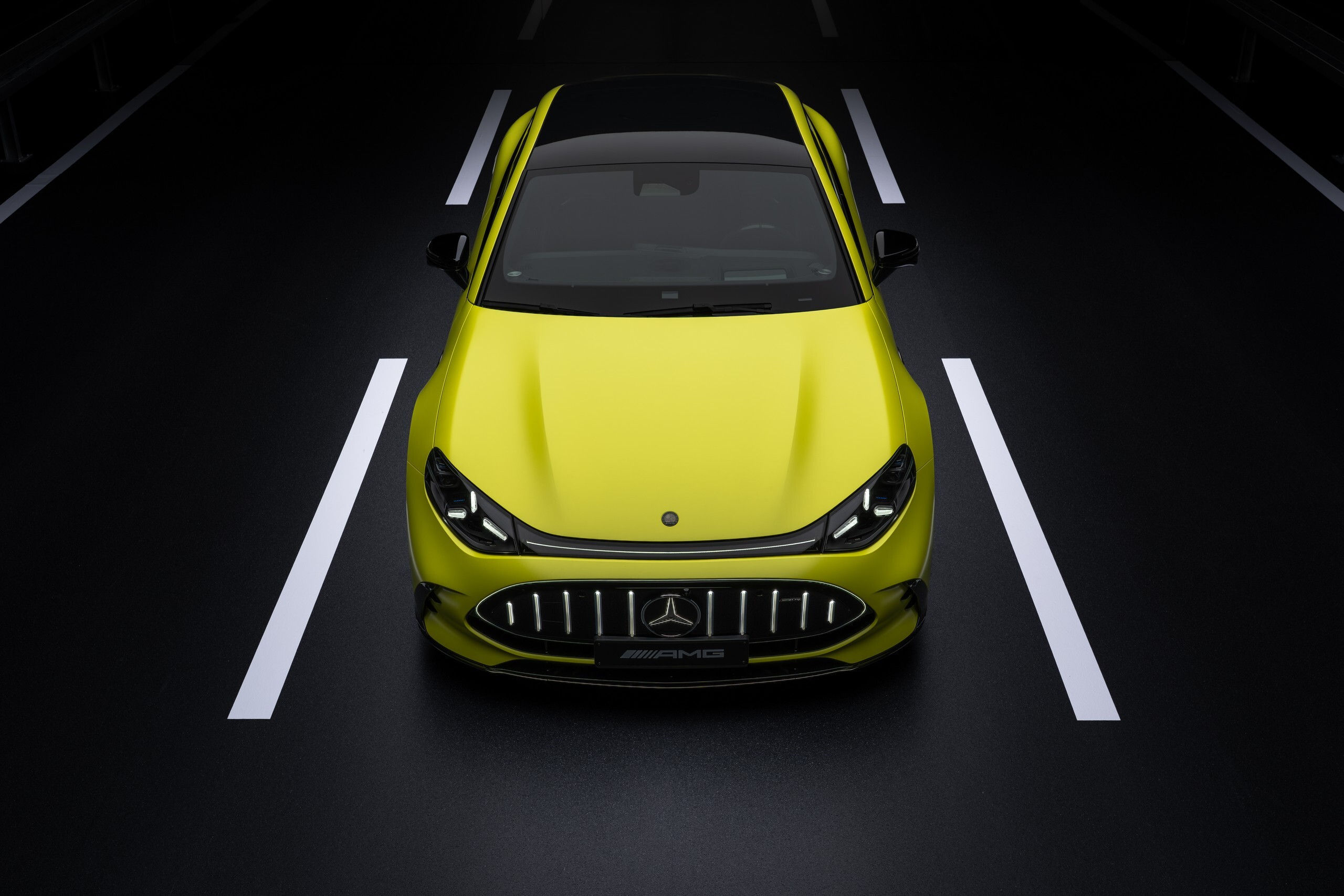Download 2027 Mercedes-AMG GT 4-Door Coupe Front Wallpapers (12)