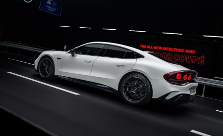 2027 Mercedes-AMG GT 4-Door Coupe Rear Three-Quarter Wallpapers 450x275 (31)