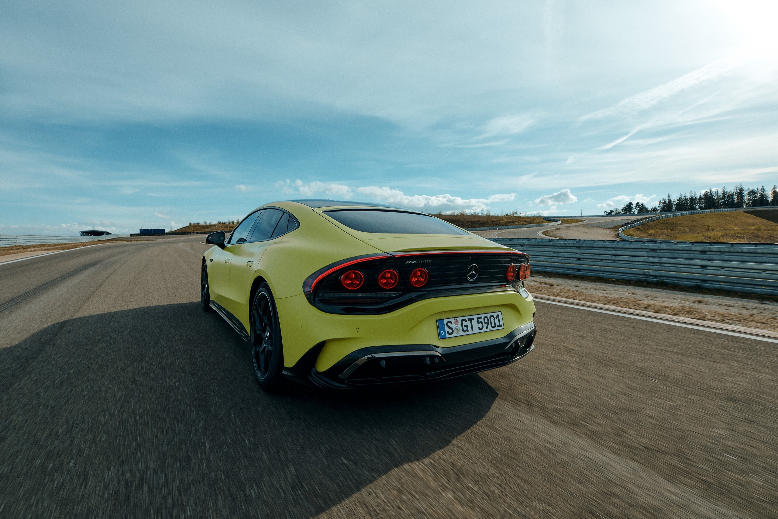 Download 2027 Mercedes-AMG GT 4-Door Coupe Rear Wallpapers (3)