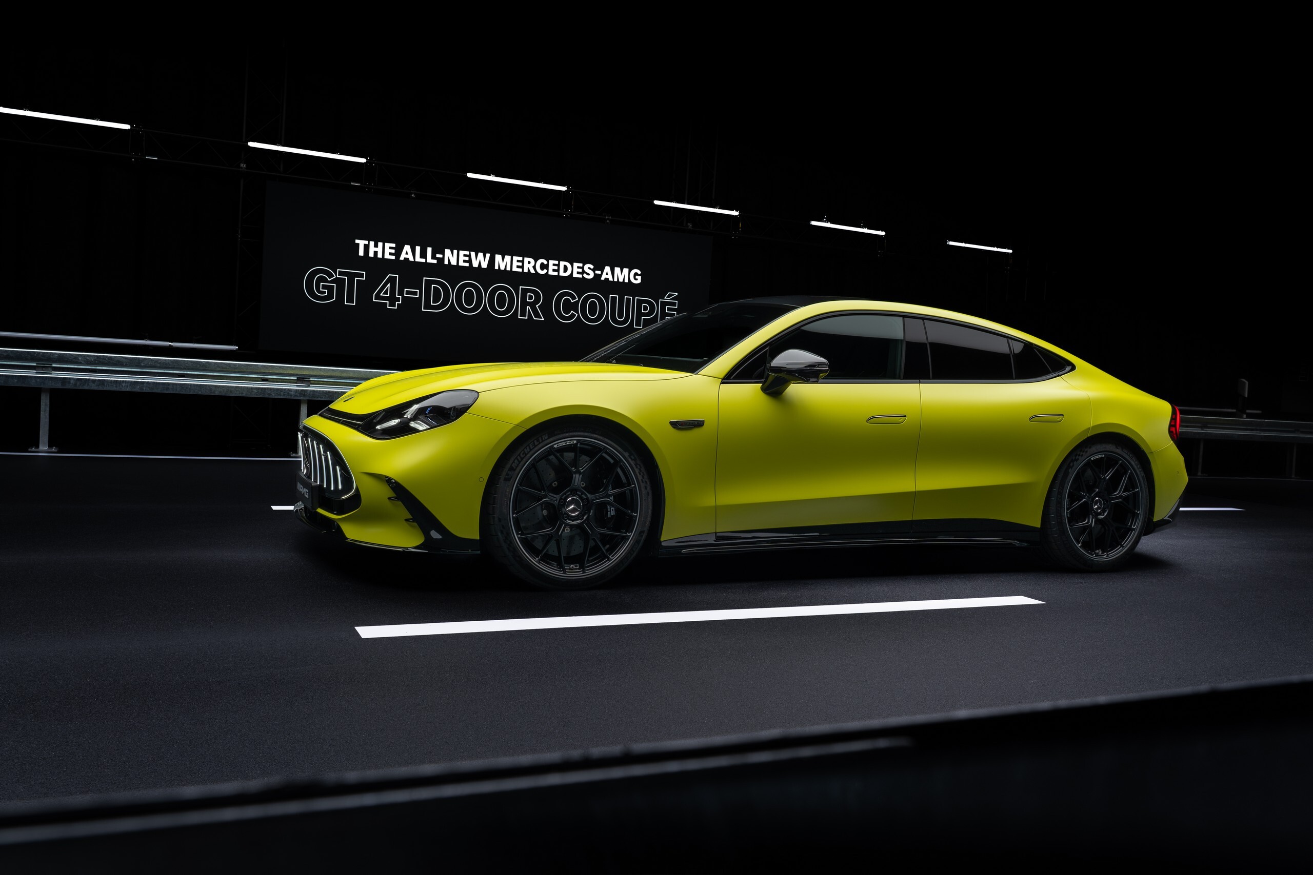 Download 2027 Mercedes-AMG GT 4-Door Coupe Side Wallpapers (10)