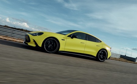 2027 Mercedes-AMG GT 4-Door Coupe Side Wallpapers 450x275 (4)