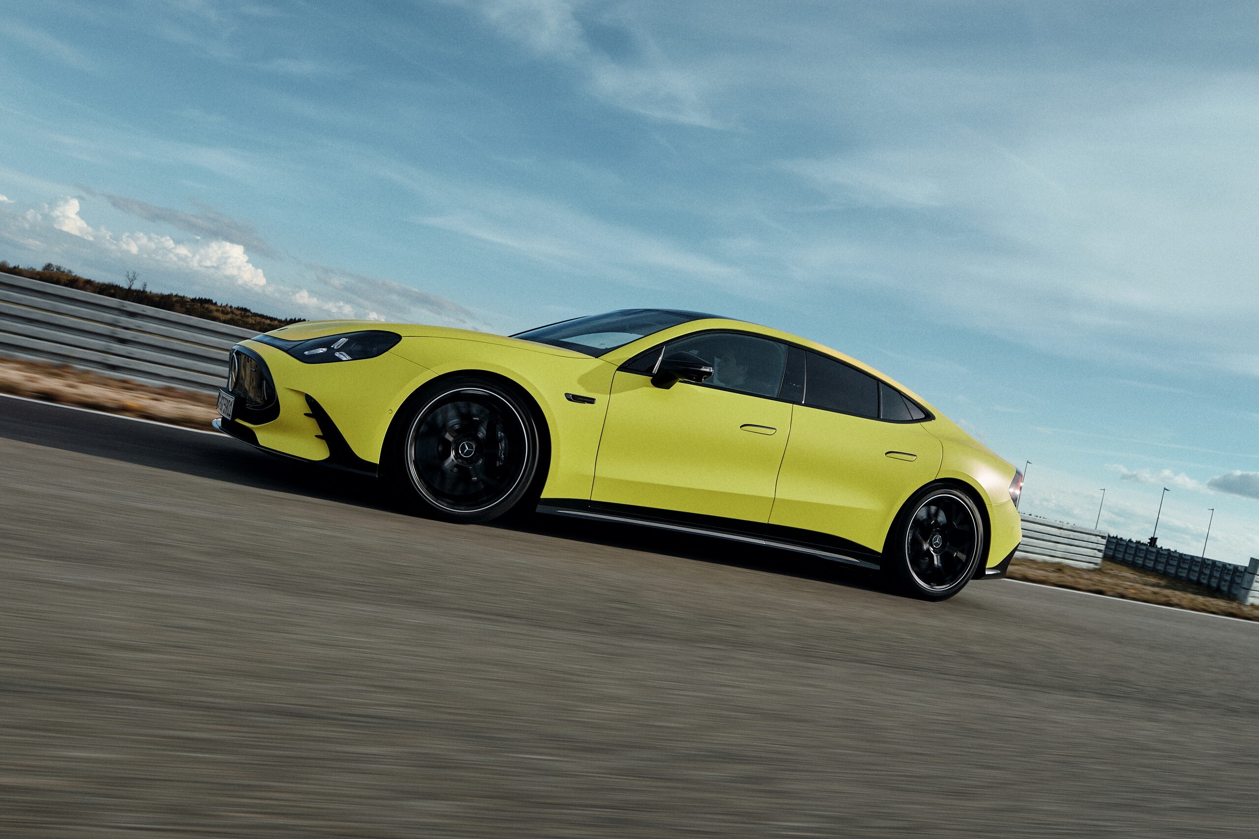 Download 2027 Mercedes-AMG GT 4-Door Coupe Side Wallpapers (4)
