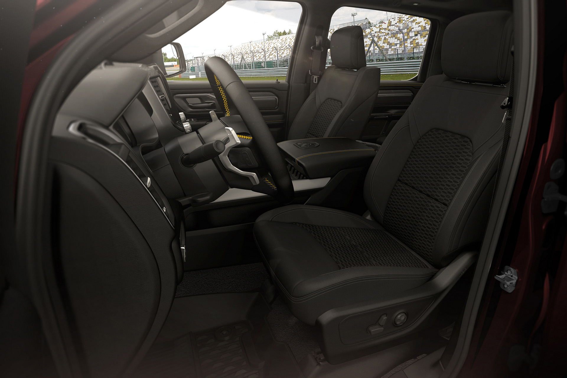 2027 Ram 1500 Rumble Bee 392 Interior Front Seats Wallpapers (12)