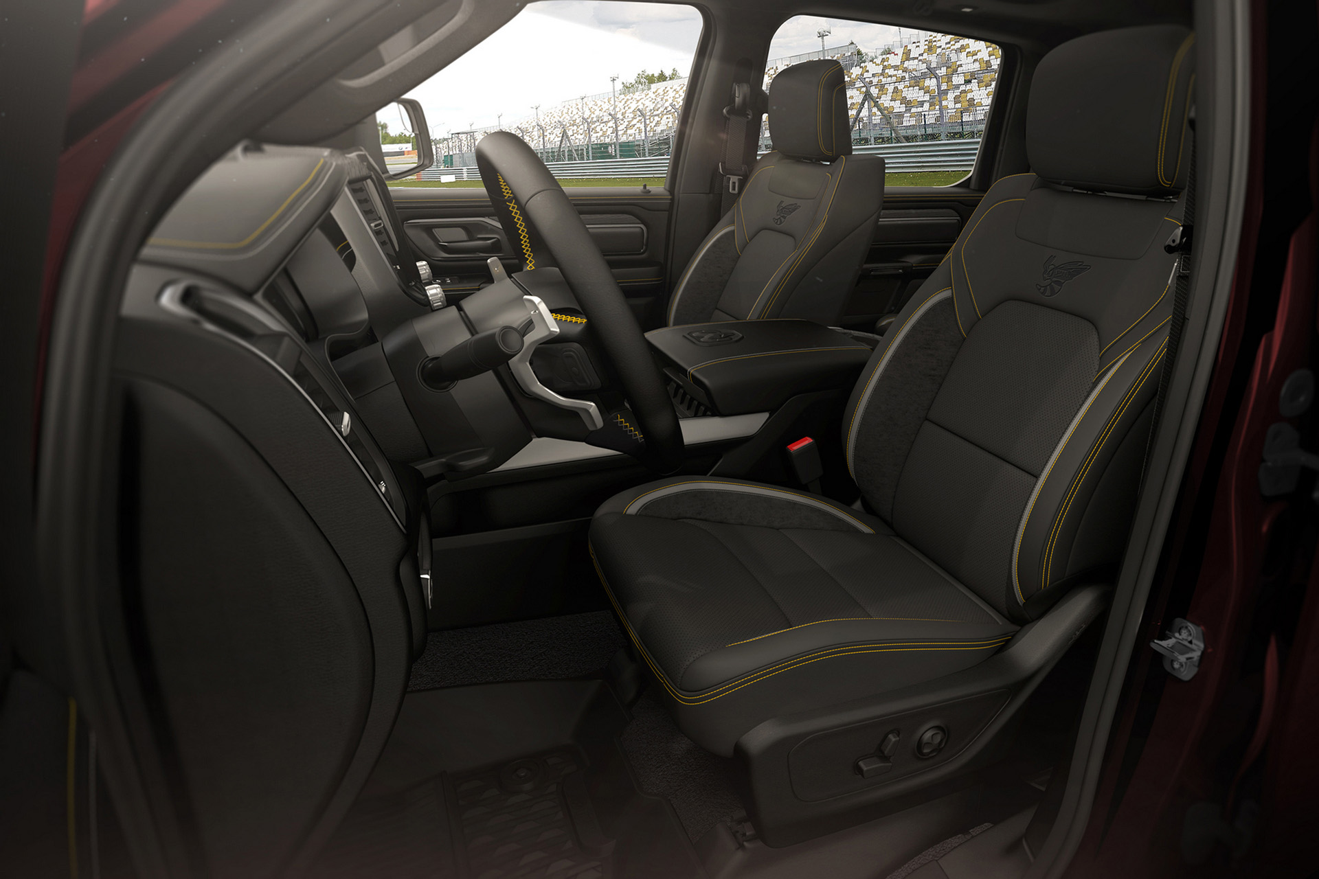2027 Ram 1500 Rumble Bee 392 Interior Front Seats Wallpapers (11)