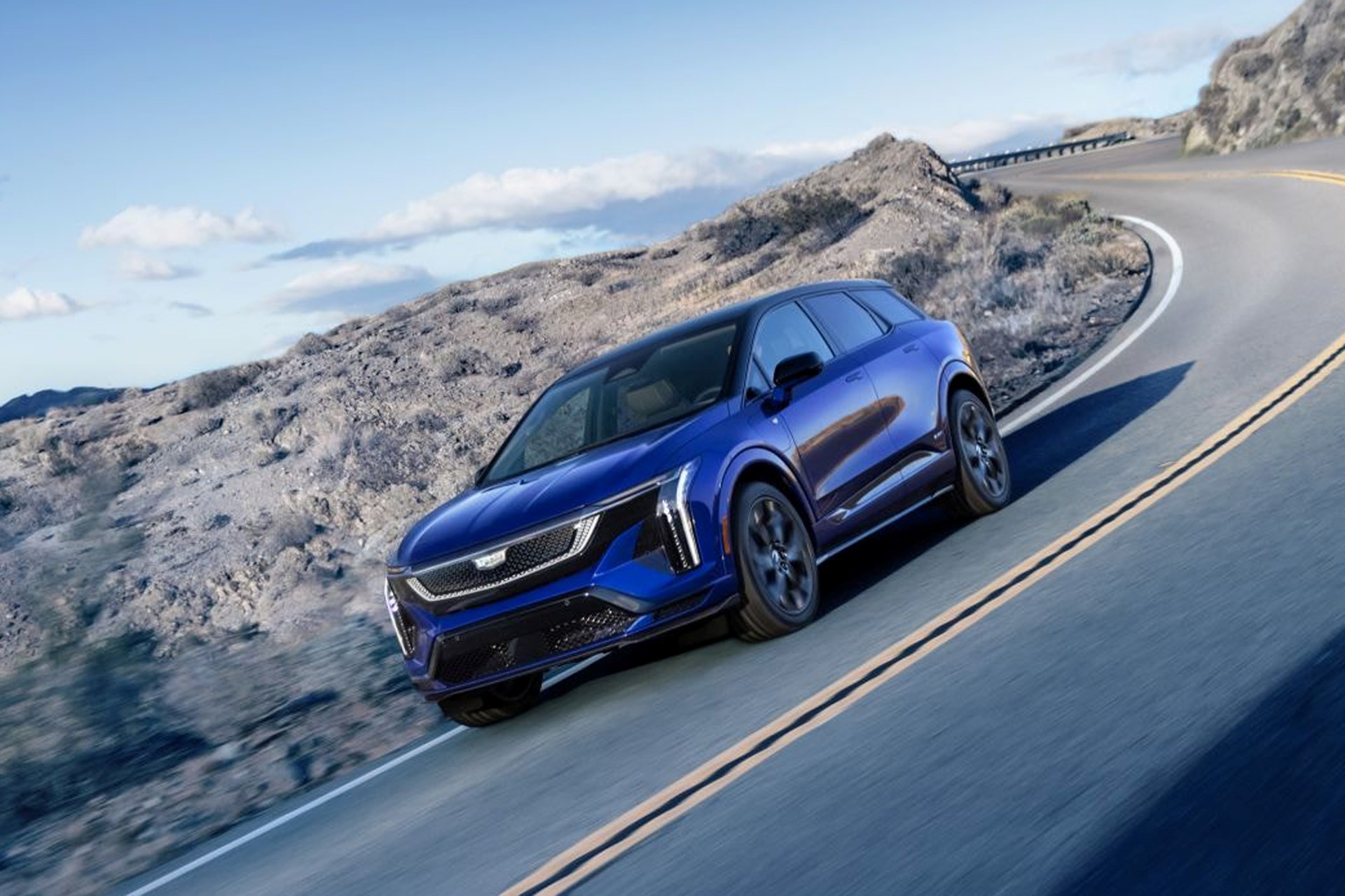 Download 2026 Cadillac Optiq-V car wallpapers in HD and 4K for your desktop, phone or tablet.
