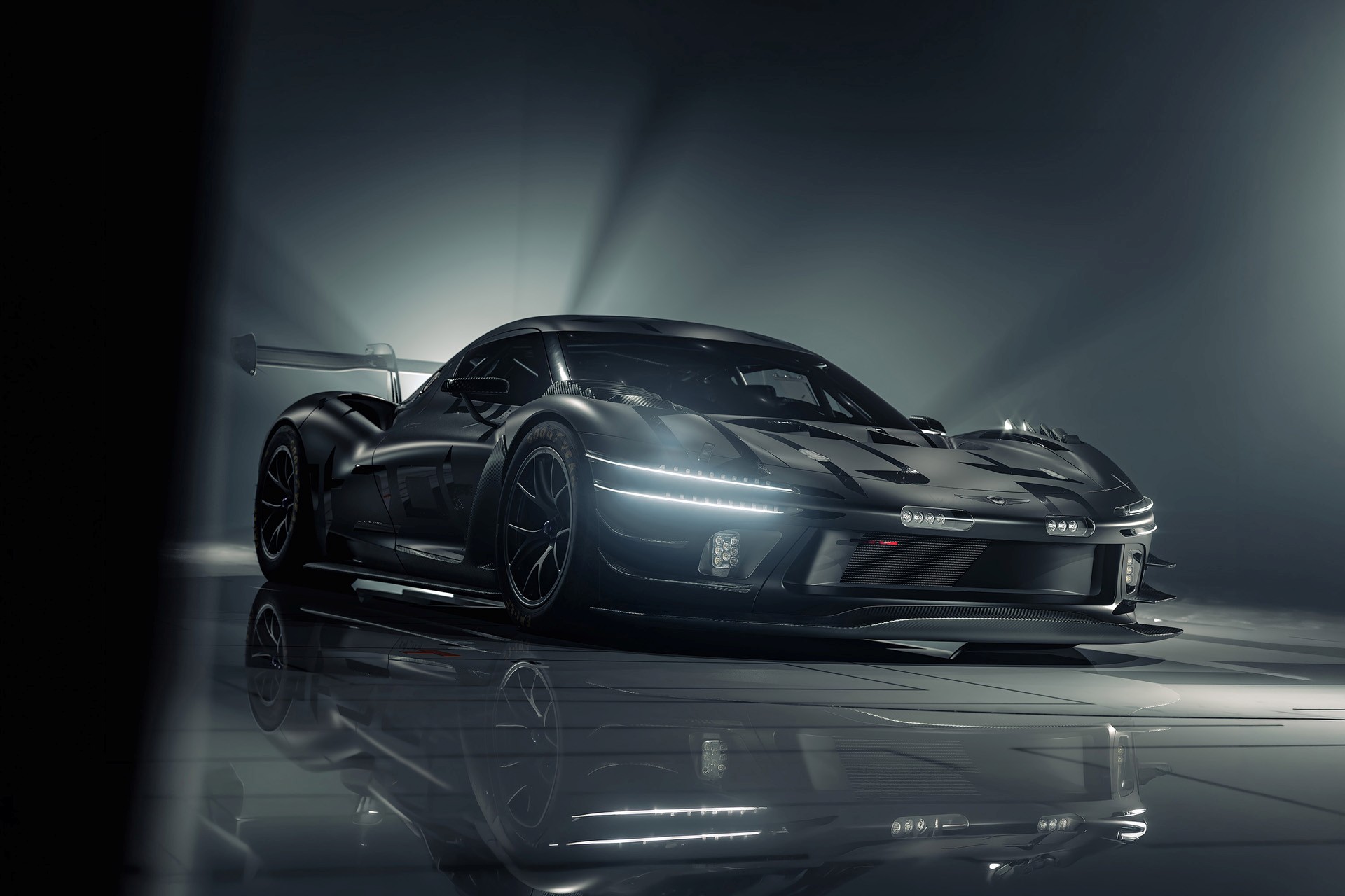 Download 2026 Genesis Magma GT3 Concept car wallpapers in HD and 4K for your desktop, phone or tablet.