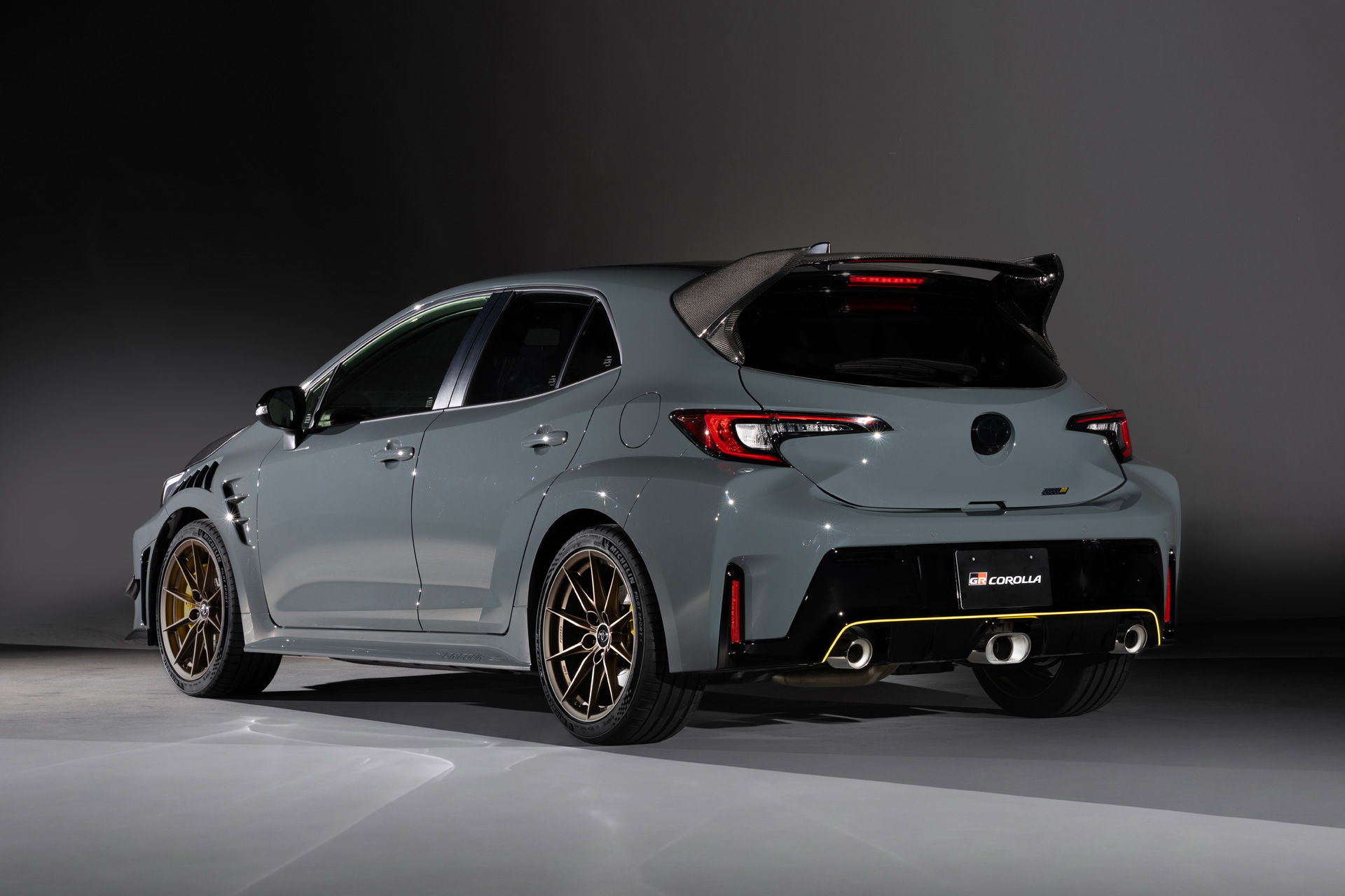Download 2026 Toyota GRMN Corolla Rear Three-Quarter Wallpapers (7)